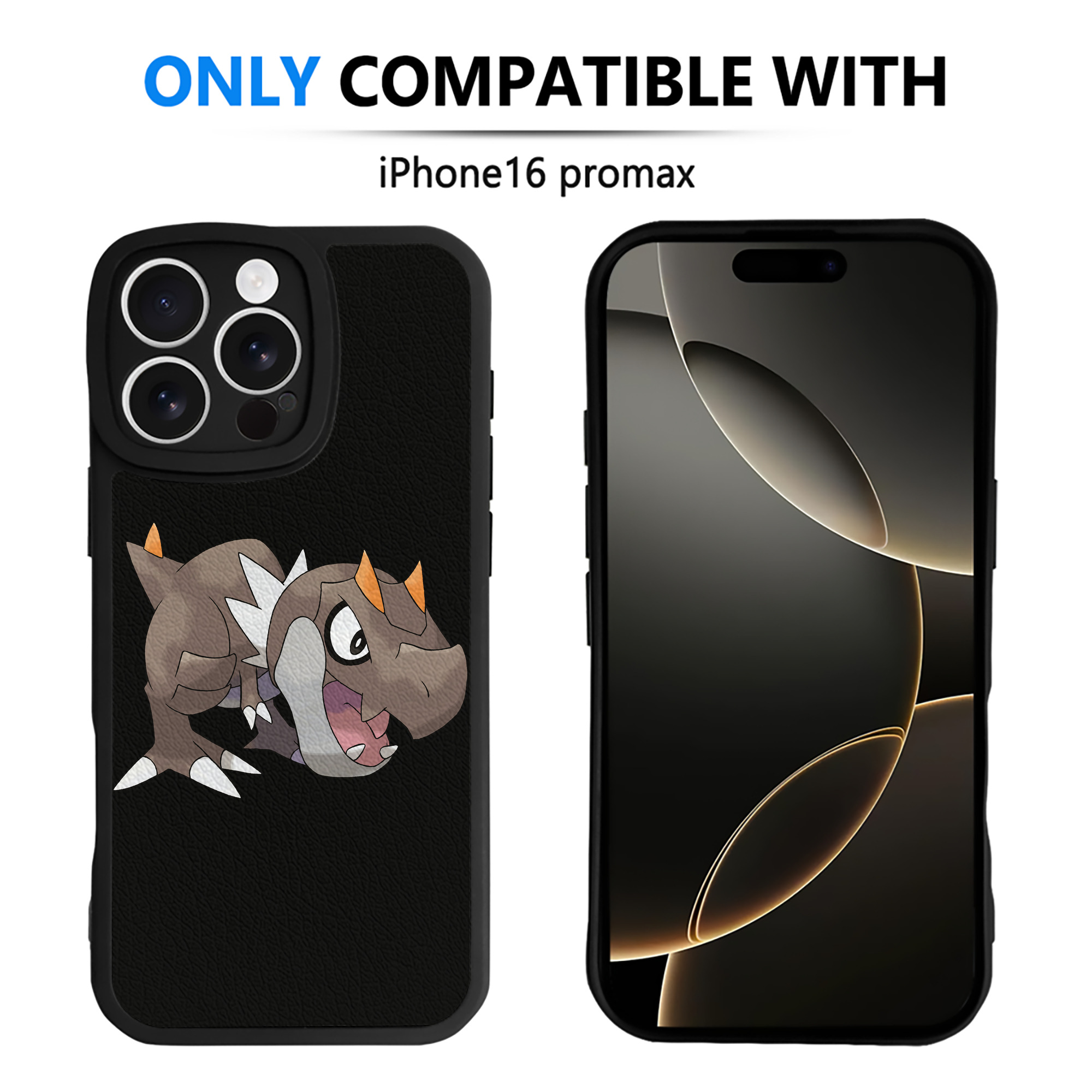 （画像用） ポケットモンスター Pokémon 【iPhone 16シリーズ対応】シリコンスマホケース（レザー調） 材質：シリコン